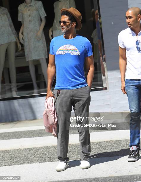 Eric Benet is seen on July 5, 2018 in Los Angeles, CA.