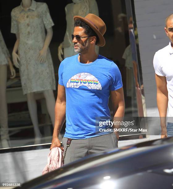 Eric Benet is seen on July 5, 2018 in Los Angeles, CA.