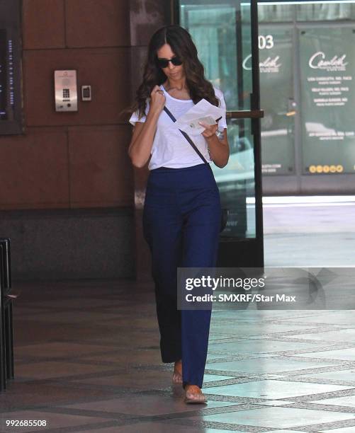 Terri Seymour is seen on July 5, 2018 in Los Angeles, CA.