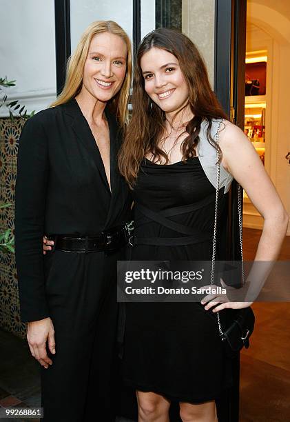 Actress Kelly Lynch and daughter Shane Lynch attend the Pamela Fioris book signing presented by Ralph Lauren on April 21, 2009 in Los Angeles,...