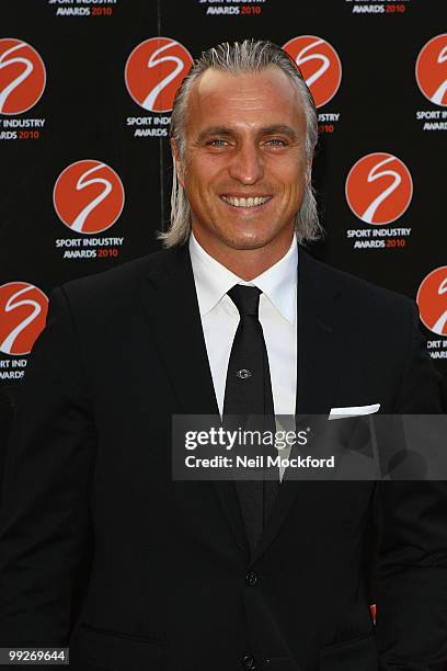 David Ginola attends the Sport Industry Awards at Battersea Evolution on May 13, 2010 in London, England.