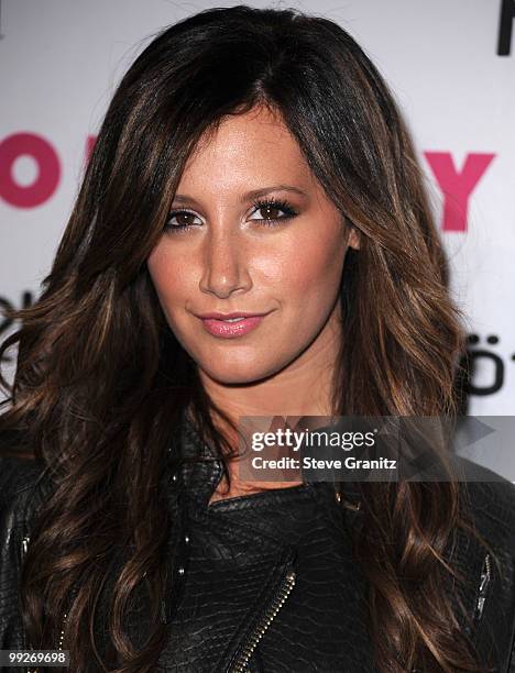 Ashley Tisdale attends Nylon Magazine's Young Hollywood Party at Tropicana Bar at The Hollywood Rooselvelt Hotel on May 12, 2010 in Hollywood,...