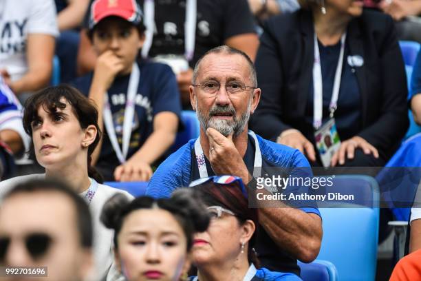 Alain Griezmann, father of Antoine Griezmann of France during 2018 FIFA World Cup Quarter Final match between France and Uruguay at Nizhniy Novgorod...