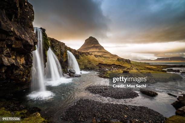 kirkjufellsfoss - max knoll stock pictures, royalty-free photos & images