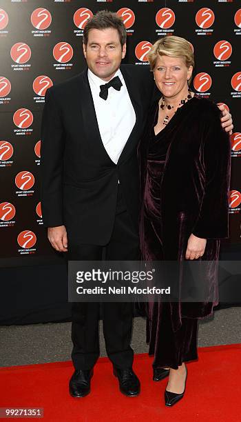 Clare Balding and Guest attends the Sport Industry Awards at Battersea Evolution on May 13, 2010 in London, England.