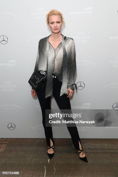 Franziska Knuppe during 'Der Berliner Salon' Spring/Summer 2019 at Kronprinzenpalais on July 6, 2018 in Berlin, Germany.