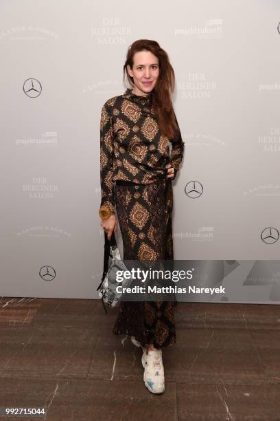 Julia Malik during 'Der Berliner Salon' Spring/Summer 2019 at Kronprinzenpalais on July 6, 2018 in Berlin, Germany.