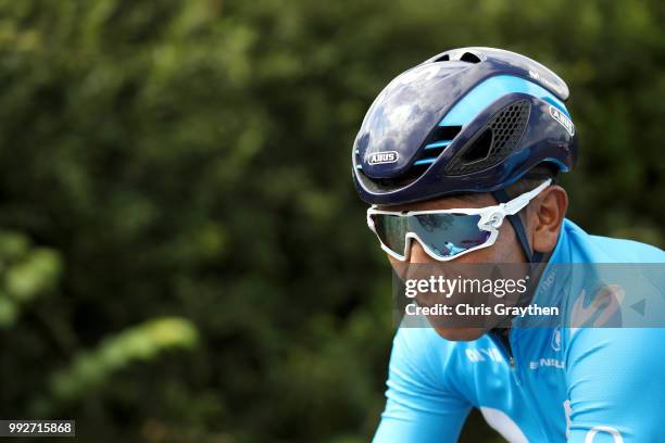 Nairo Quintana of Colombia and Movistar Team / during the 105th Tour de France 2018, Training / TDF / on July 6, 2018 in Cholet, France.