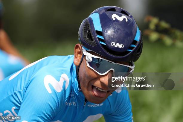 Nairo Quintana of Colombia and Movistar Team / during the 105th Tour de France 2018, Training / TDF / on July 6, 2018 in Cholet, France.