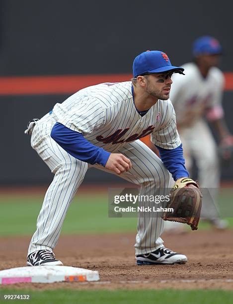 David Wright of the New York Mets in the field against the San Francisco Giants at Citi Field on May 9, 2010 in the Flushing neighborhood of the...