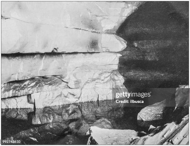 Antique Photograph Of Americas Famous Landscapes Mammoth Cave High-Res Vector Graphic