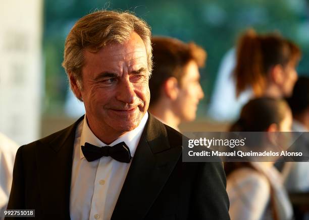 Carlos Sainz attends Arts, Sciences and Sports Telva Awards 2018 at Palau de Les Arts Reina Sofia on July 3, 2018 in Valencia, Spain.