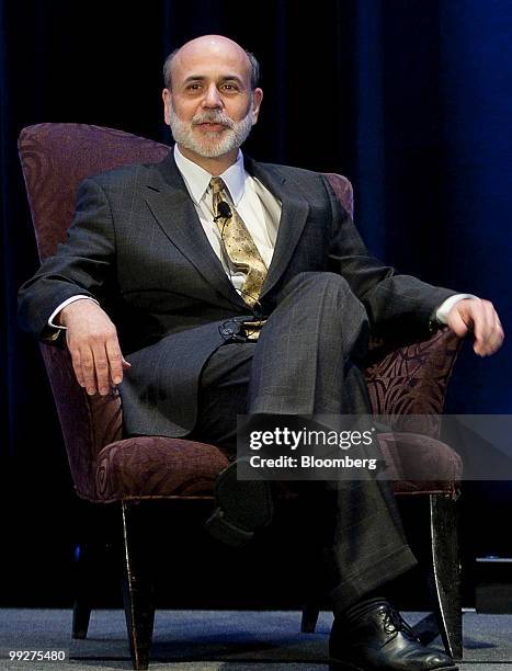 Ben S. Bernanke, chairman of the U.S. Federal Reserve, listens during the Federal Reserve Bank of Philadelphia�s Reinventing Older Communities...
