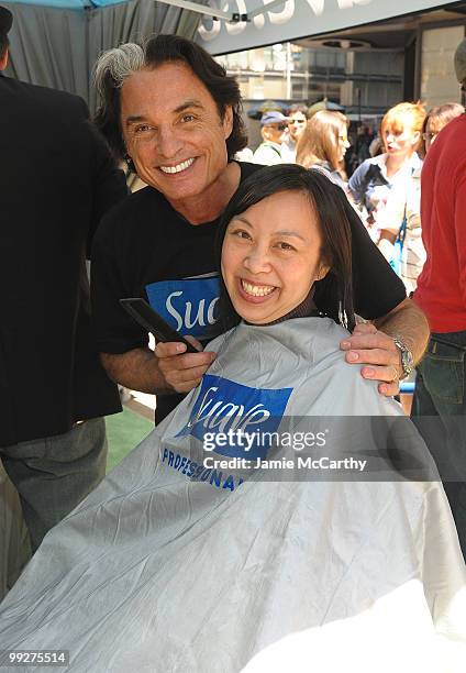 Top stylists Luke O'Connor treated New Yorkers to a surprise appearance to launch a nationwide surprise from SuaveAE ProfessionalsAE hair care at...