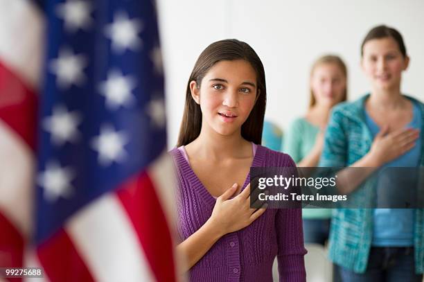 To Pledge 4,909 Pledge Of Allegiance Stock Photos, High-Res Pictures, and Images ...