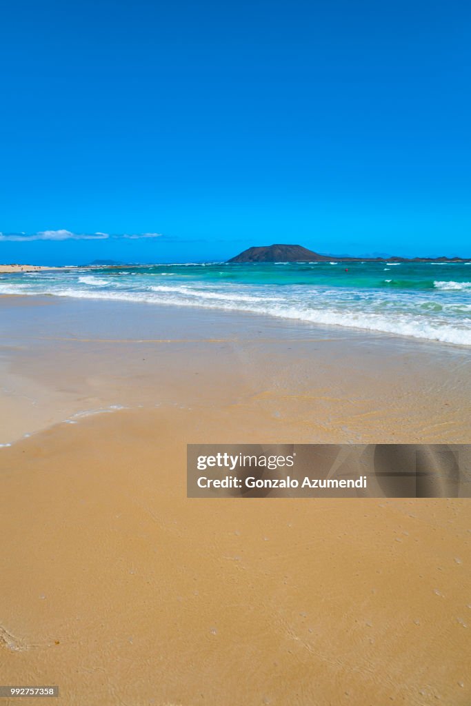 Corralejo Dunes Natural Park in Fuerteventura
