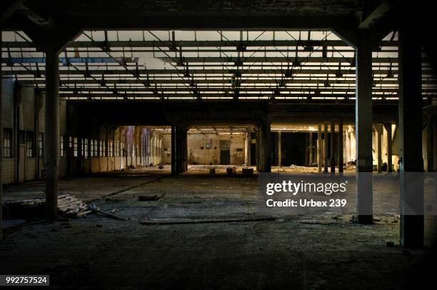 urbex239 - old warehouse stock pictures, royalty-free photos & images