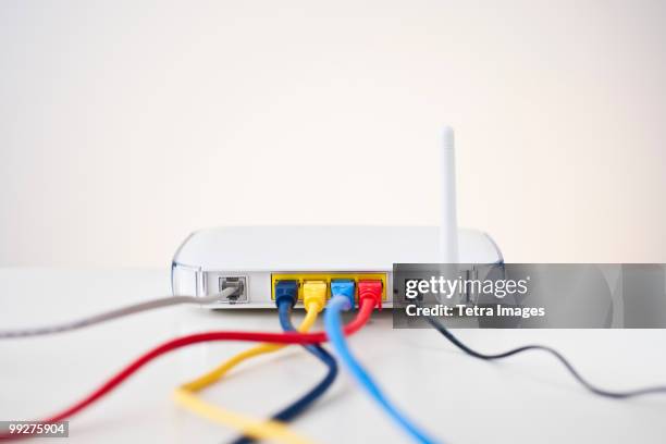 router - wifi imagens e fotografias de stock