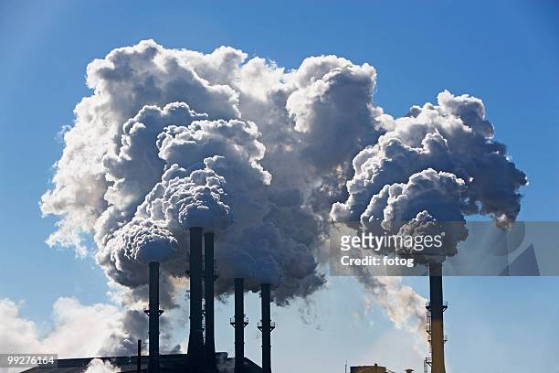 smoke stacks - ozone layer stock pictures, royalty-free photos & images