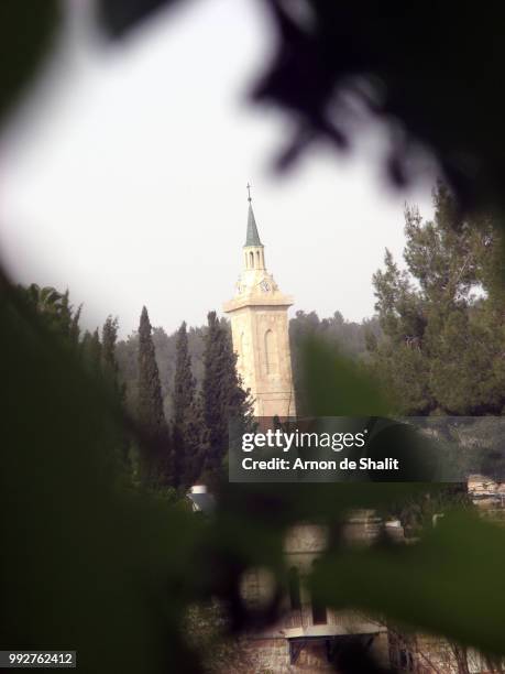 the tower of ein kerem - arnoun stock pictures, royalty-free photos & images