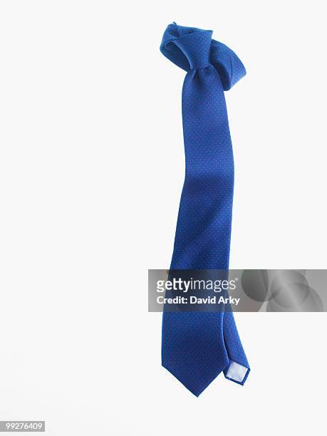blue necktie - tie stockfoto's en -beelden