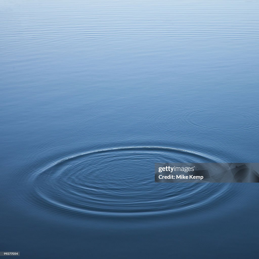 Ripples in water