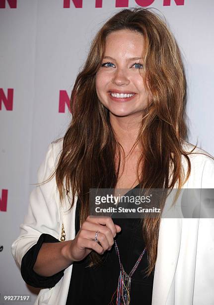Daveigh Chase attends Nylon Magazine's Young Hollywood Party at Tropicana Bar at The Hollywood Rooselvelt Hotel on May 12, 2010 in Hollywood,...