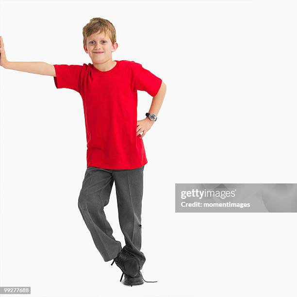 portrait of a young boy - leaning stock pictures, royalty-free photos & images