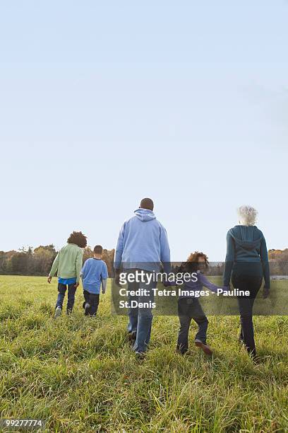 family walk - new paltz foto e immagini stock