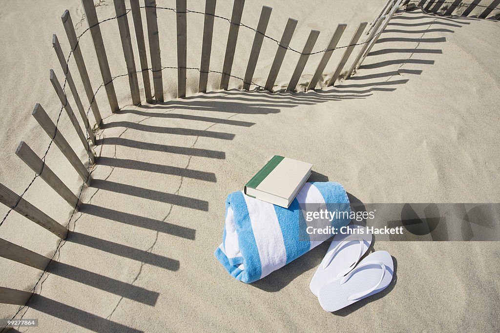 Fence on the beach