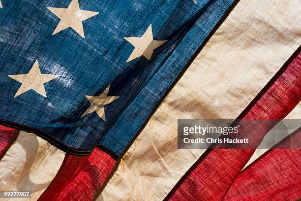 american flag - guerra civile foto e immagini stock