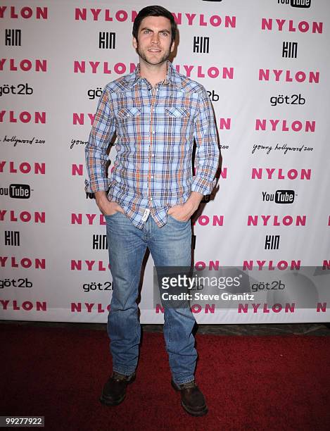 Wes Bentley attends Nylon Magazine's Young Hollywood Party at Tropicana Bar at The Hollywood Rooselvelt Hotel on May 12, 2010 in Hollywood,...