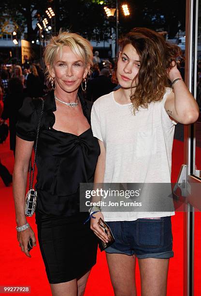 Trudie Styler and Coco Sumner attend the World Premiere of "RocknRolla" held at the Odeon West End, Leicester Square on September 1, 2008 in London,...