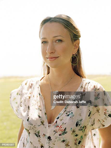 Jewelry designer Jennifer Meyer McGuire poses at a portrait session for InStyle in Malibu, CA on June 1, 2008. .
