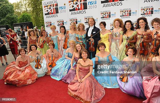 Andrew Rieu attends the Classical BRIT Awards at Royal Albert Hall on May 13, 2010 in London, England.