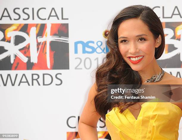 Myleene Klass attends the Classical BRIT Awards at Royal Albert Hall on May 13, 2010 in London, England.