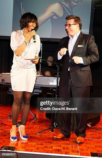 Beverley Knight and Neil Fox attend the Oxfam Curiosity Shop launch at Selfridges on May 13, 2010 in London, England.