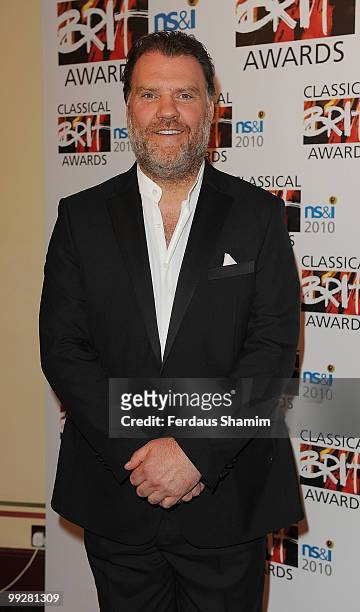 Bryan Terfel attends Winners Room at the Classical BRIT Awards at Royal Albert Hall on May 13, 2010 in London, England.