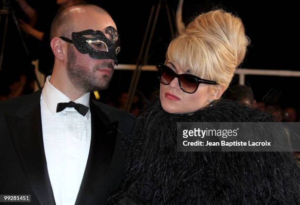 Anthony Davis and Melodie Gardot attend the premiere of 'Chongqing Blues' at the Palais des Festivals during the 63rd Annual International Cannes...