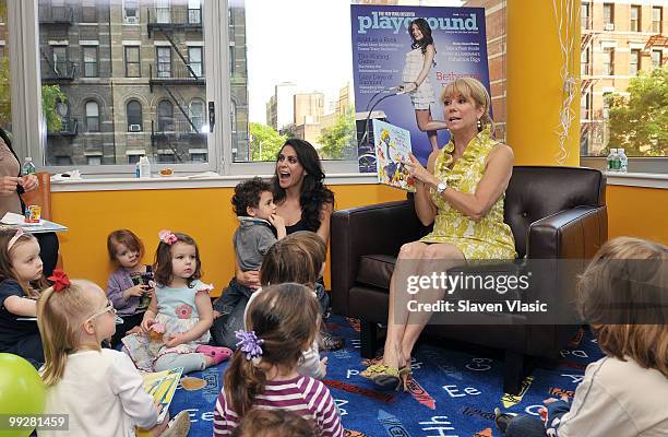 Author and TV personality Kathy Lee Gifford promotes her new children's book "Party Animals" with Divamoms & Observer Playground at Azure on May 13,...