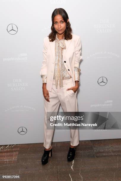 Rabea Schif during 'Der Berliner Salon' Spring/Summer 2019 at Kronprinzenpalais on July 6, 2018 in Berlin, Germany.