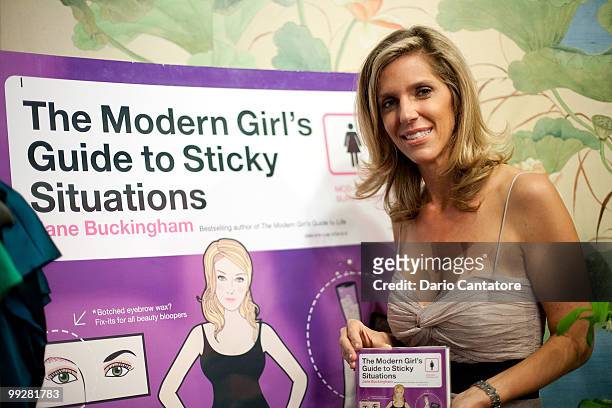Author Jane Buckingham attends Jane Buckingham's "The Modern Girl's Guide To Sticky Situations" party at Foley + Corinna on May 13, 2010 in New York...