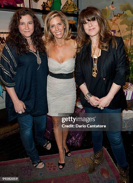 Anna Corinna, Jane Buckingham, and Dana Foley attend Jane Buckingham's "The Modern Girl's Guide To Sticky Situations" party at Foley + Corinna on May...