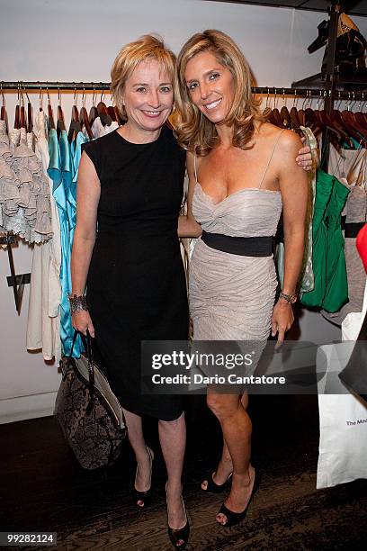 Kate White and Jane Buckingham attend Jane Buckingham's "The Modern Girl's Guide To Sticky Situations" party at Foley + Corinna on May 13, 2010 in...