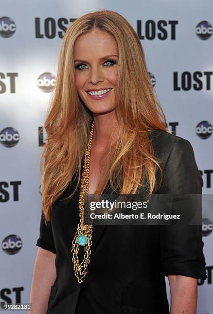 Actress Rebecca Mader arrives at ABC's "Lost" Live: The Final Celebration held at UCLA Royce Hall on May 13, 2010 in Los Angeles, California.