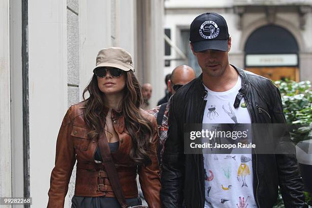 Josh Duhamel and Fergie of the Black Eyed Peas sighting on May 13, 2010 in Milan, Italy.