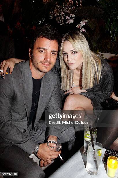 Nicola Vaporidis and Laura Chiatti attend the Chopard Trophy party at the Hotel Martinez during the 63rd Annual Cannes Film Festival on May 13, 2010...