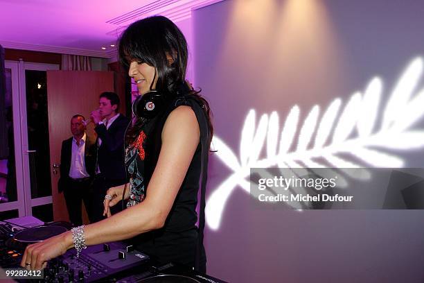 Michelle Rodriguez attends the Chopard Trophy party at the Hotel Martinez during the 63rd Annual Cannes Film Festival on May 13, 2010 in Cannes,...