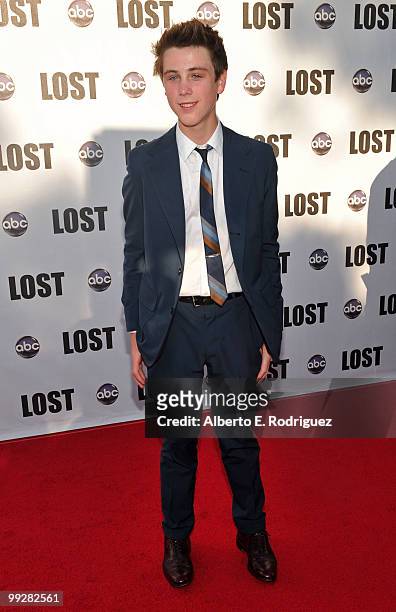 Actor Sterling Beaumon arrives at ABC's "Lost" Live: The Final Celebration held at UCLA Royce Hall on May 13, 2010 in Los Angeles, California.