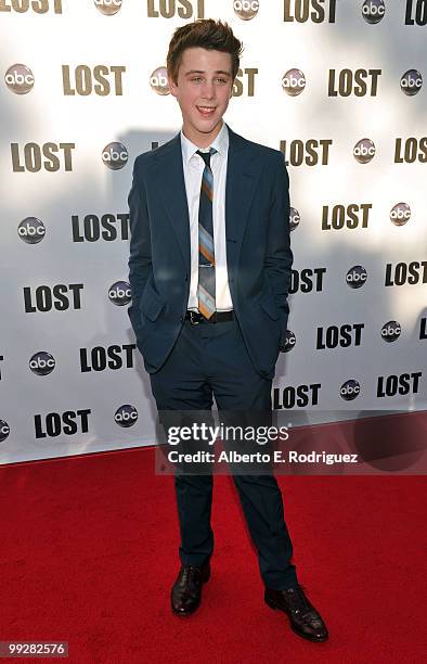 Actor Sterling Beaumon arrives at ABC's "Lost" Live: The Final Celebration held at UCLA Royce Hall on May 13, 2010 in Los Angeles, California.